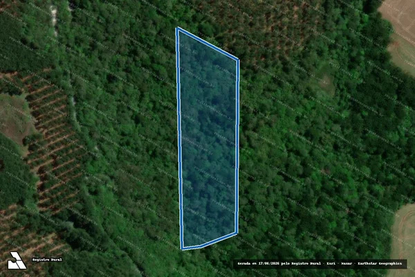 Imagem de satélite de FAZENDA SÃO JOÃO - Matrícula 22.968 em Campos Novos - SC
