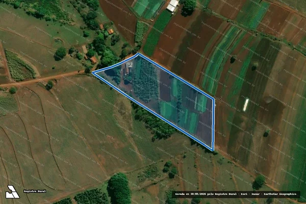 Imagem de satélite de SITIO SANTA RITA DE CÁSSIA - GLEBA 01 em Arealva - SP