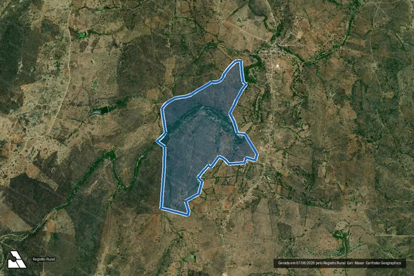 Imagem de satélite de Fazenda Palmatoria - Parcela 1 em Caruaru - PE