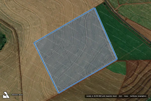 Imagem de satélite de FAZENDA BELO HORIZONTE 2 - Parte 1 em Jacarezinho - PR