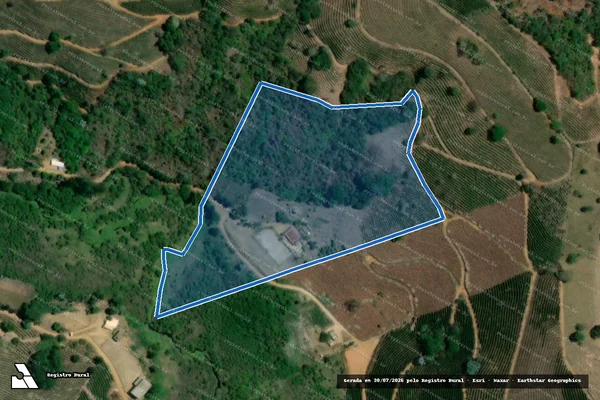 Imagem de satélite de SITIO DAS PEDRAS - Parte 1 em Caratinga - MG