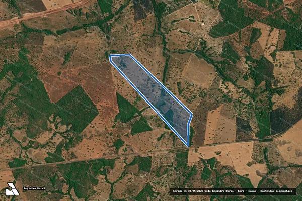 Imagem de satélite de FAZENDA ARARAS em Santa Tereza de Goiás - GO