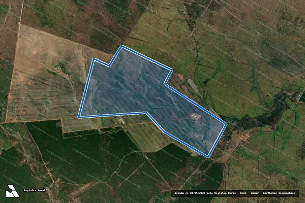 Imagem de satélite de FAZENDA JABOTI - Parte 1 em Aldeias Altas - MA