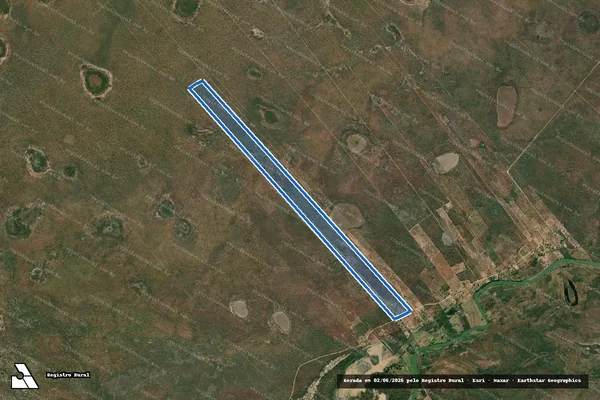 Imagem de satélite de FAZENDA JUTAHY GLEBA A - PARTE 2 em Cotegipe - BA