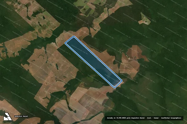 Imagem de satélite de Fazenda 3M - Parcela 1 em Brasnorte - MT