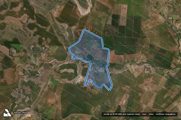 Imagem de satélite de Fazenda São Marcos - Parte 1 em Guaraciama - MG