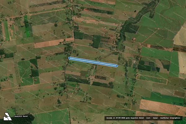 Imagem de satélite de Sitio São Pedro - Parte 1 em Junqueirópolis - SP