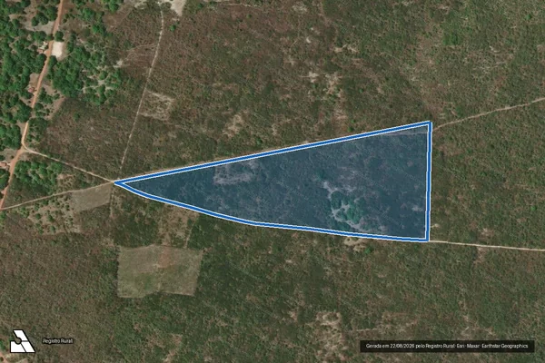 Imagem de satélite de SITIO RETIRO - Parte 1 em Trairi - CE