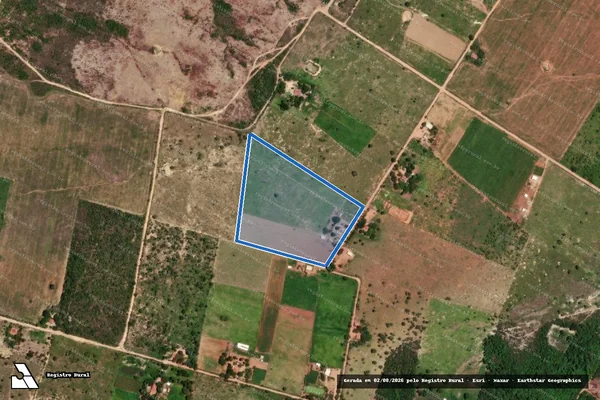 Imagem de satélite de FAZENDA BAIXÃO - Gleba 48 em Padre Bernardo - GO