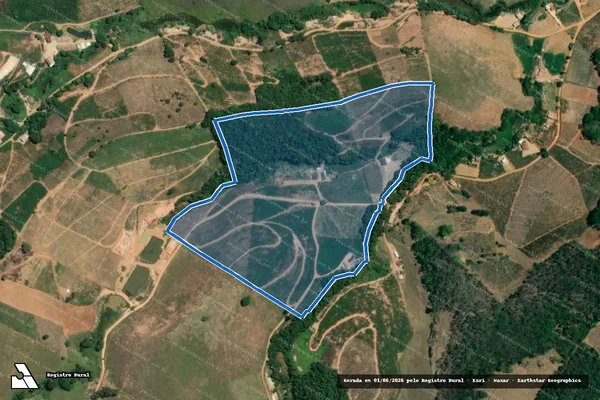 Imagem de satélite de Córrego do Imbé - Córrego do Imbé em Imbé de Minas - MG