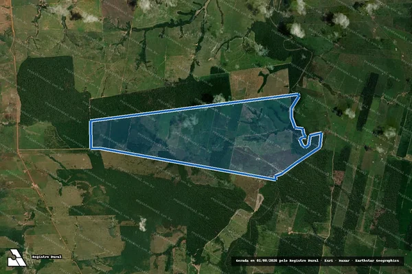 Imagem de satélite de Fazenda Rancho Fundo
