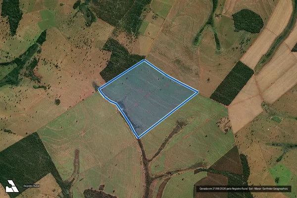 Imagem de satélite de Fazenda Parafuso Gleba - A - Parcela 1 em São Francisco de Sales - MG