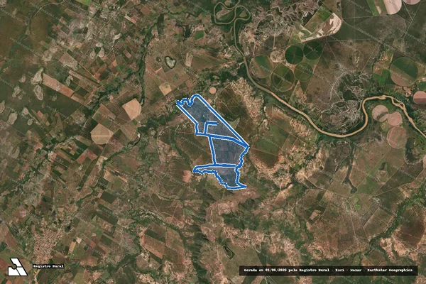 Imagem de satélite de Fazenda Confins - Parte 1 em Riachinho - MG
