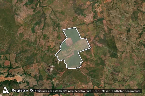 Imagem de satélite de Fazenda Rancho Santa Tereza - Parte 1 em Novo São Joaquim - MT