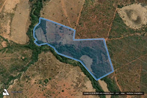 Imagem de satélite de Fazenda Curral Novo - Parte 2 em Buenópolis - MG