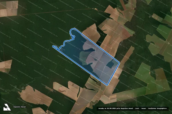Imagem de satélite de FAZENDA BONANZINHA em Sinop - MT