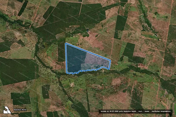 Imagem de satélite de Lote 14 - Projeto de Assentamento Lagoa do Genipapo - Lote 14 ? P.A. Lagoa do Genipapo em Nova Crixás - GO