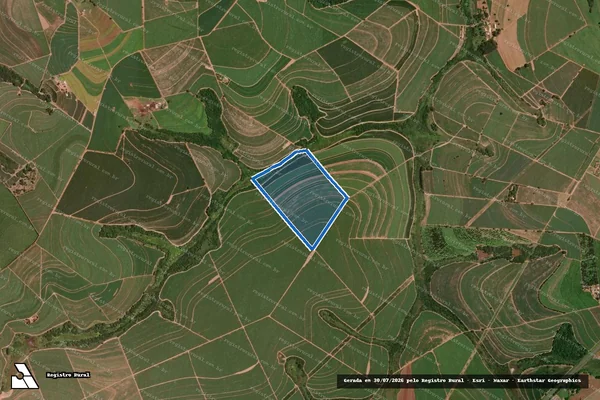 Imagem de satélite de Fazenda Paulista - Gleba-B em Taquaritinga - SP