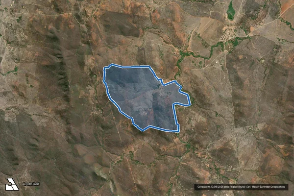 Imagem de satélite de FAZENDA BARRAL - FAZENDA BARRAL em Manoel Vitorino - BA
