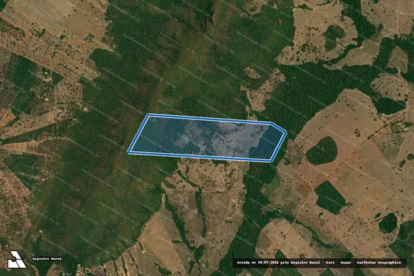 Imagem de satélite de Fazenda Faveri I - Parte 1 em Santo Antônio de Leverger - MT