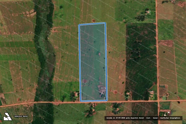 Imagem de satélite de Projeto de Assentamento Jacob Carlos Franciozi - Lote 123 em Japorã - MS