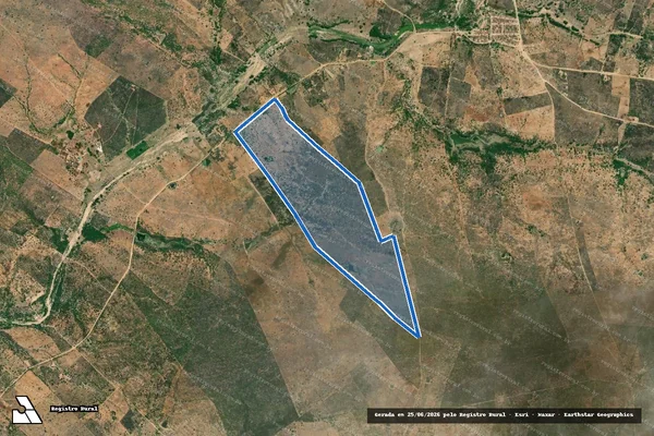 Imagem de satélite de FAZENDINHA - FAZENDINHA LADO B em Pedra - PE