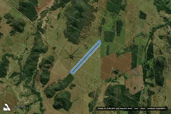 Imagem de satélite de Fazenda São Sebastião - Parcela 02 - H em Bonito - MS