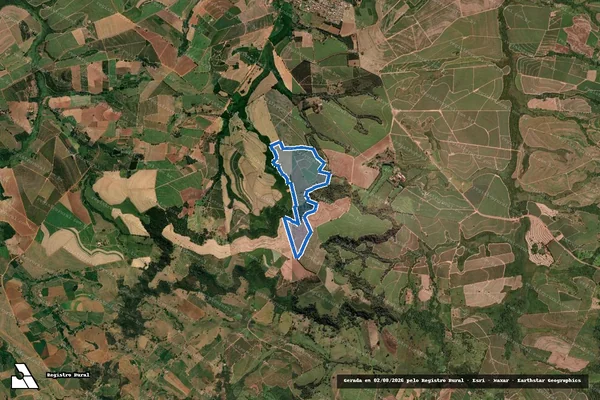 Imagem de satélite de Fazenda Bela Vista - Fazenda Bela Vista ? Área 05 em Taiaçu - SP