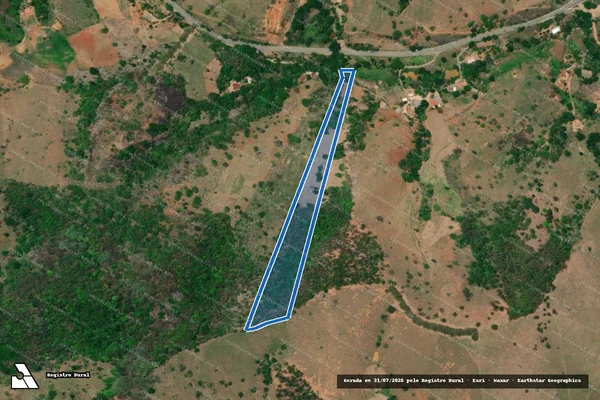 Imagem de satélite de CÓRREGO DO PARADO - GLEBA 1 em Iapu - MG
