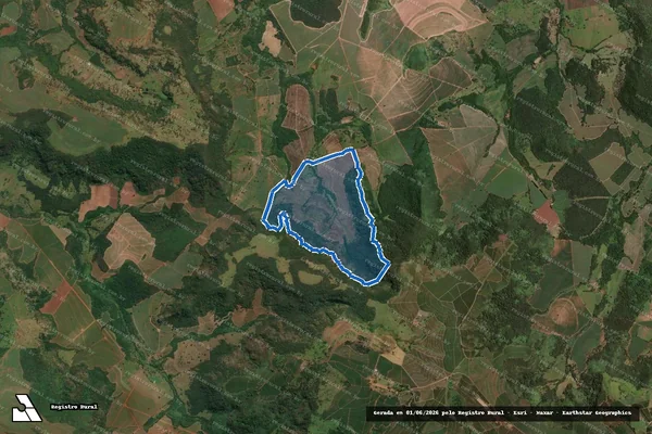 Imagem de satélite de Fazenda Santa Monica - Gleba 2 em Igarapava - SP