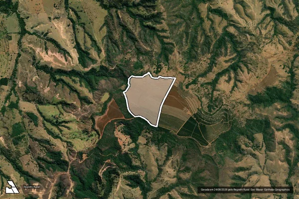 Imagem de satélite de FAZENDA CURTUME ANGOLA E CACHOEIRA - 001 em Rio Paranaíba - MG