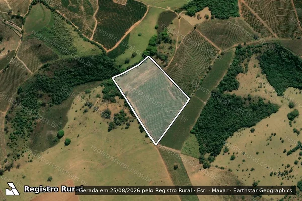 Imagem de satélite de SÍTIO SANTA TEREZINHA - Sítio Santa Terezinha em Monsenhor Paulo - MG