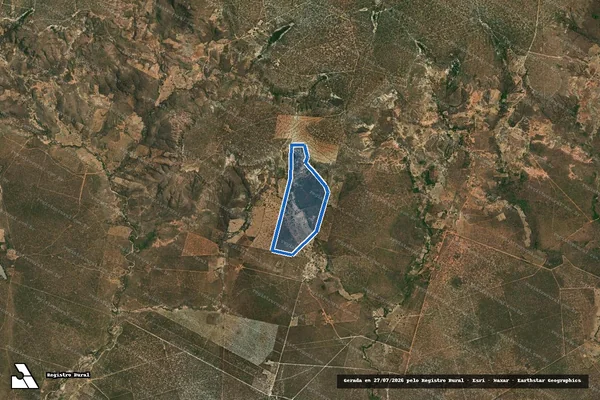 Imagem de satélite de FAZENDA ANGICOS - Parte 1 em Januária - MG