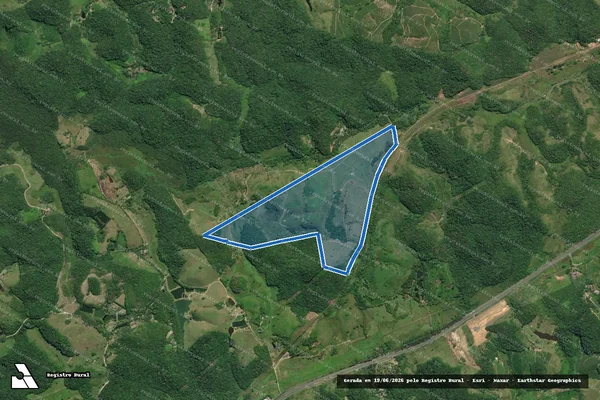 Imagem de satélite de FAZENDA ESPIRITO SANTO - FAZENDA ESPIRITO SANTO em Registro - SP