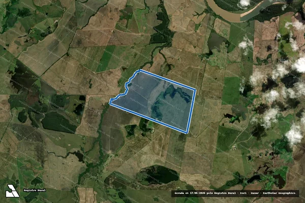 Imagem de satélite de Fazenda Santa Rita - PARTE 1 em Pantano Grande - RS