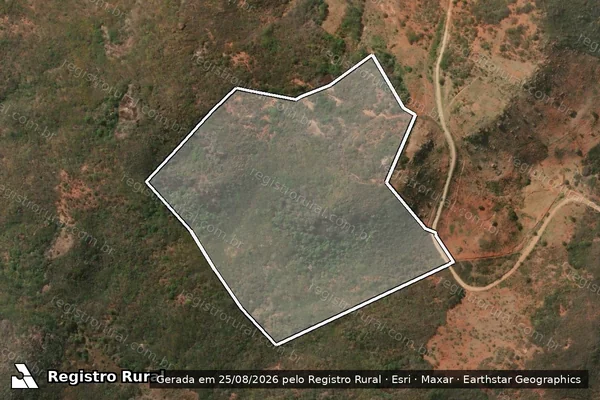 Imagem de satélite de SITIO BOQUEIRÃO  - Parte 1 em Caetité - BA