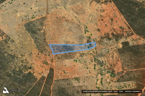 Imagem de satélite de SÍTIO BAIXA DA QUEIMADA NOVA - FAZENDA CABOCLO - Parte 4 em Afrânio - PE