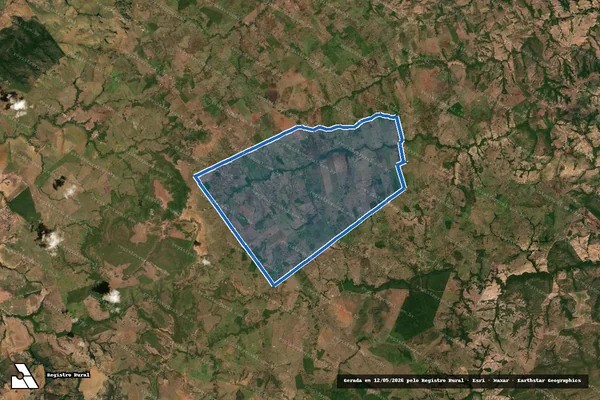 Imagem de satélite de Projeto de Assentamento Santa Celia - Gleba B em Campinápolis - MT