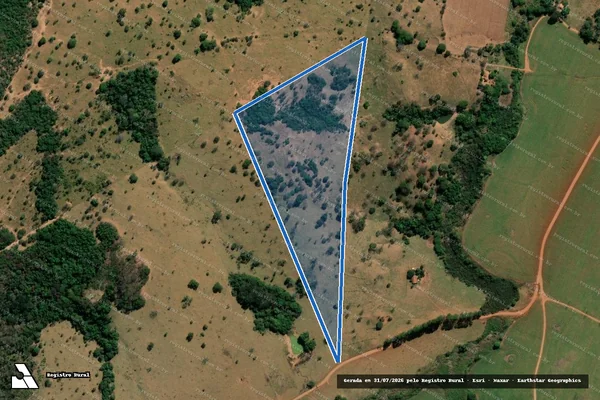 Imagem de satélite de FAZENDA TRÊS IRMÃOS - PARTE 1 em Urutaí - GO
