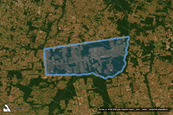 Imagem de satélite de GLEBA TUPI-A em Alta Floresta - MT
