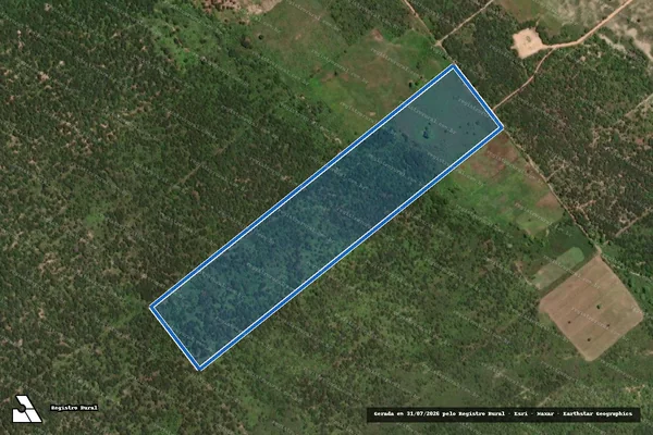 Imagem de satélite de Projeto de Assentamento Fazenda Hipólito ? Lote 120 - Parte 1 em Mossoró - RN