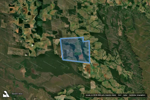 Imagem de satélite de FAZENDA ANACAN DE SÃO JUDAS TADEU em Pontes e Lacerda - MT