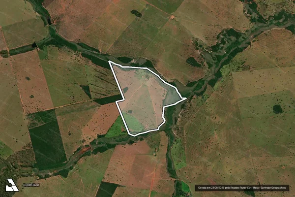 Imagem de satélite de Fazenda  Aroeira - Fazenda Aroeira ? Parcela 2 em Camapuã - MS