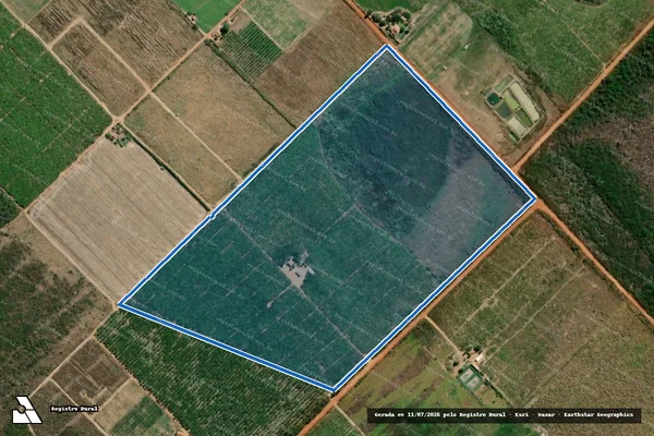 Imagem de satélite de LOTE AGRICOLA 7E  - 001 em Riachão das Neves - BA