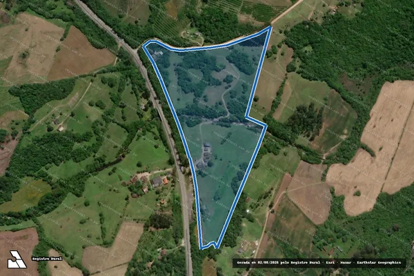 Imagem de satélite de COLONIA SANTA EULALIA-5° DISTRITO  - PARCELA 02 em Pelotas - RS