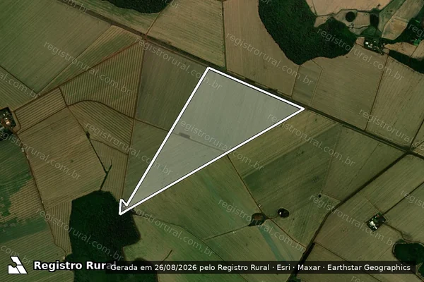 Imagem de satélite de FAZENDA ALVORADA - Área 1 em Maracaju - MS