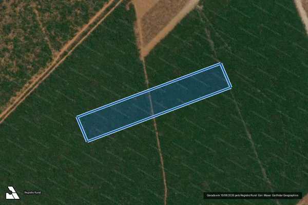 Imagem de satélite de Fazenda São Francisco - Parte 2 em São João da Lagoa - MG