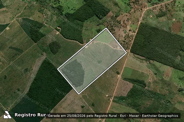 Imagem de satélite de LOTE 80 DA GLEBA 19 - Parcela 1 em Barra do Corda - MA