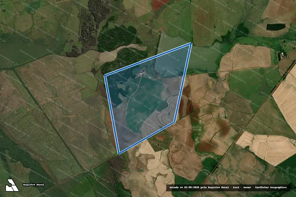 Imagem de satélite de Santa Ana - Parte 2 em Maçambará - RS