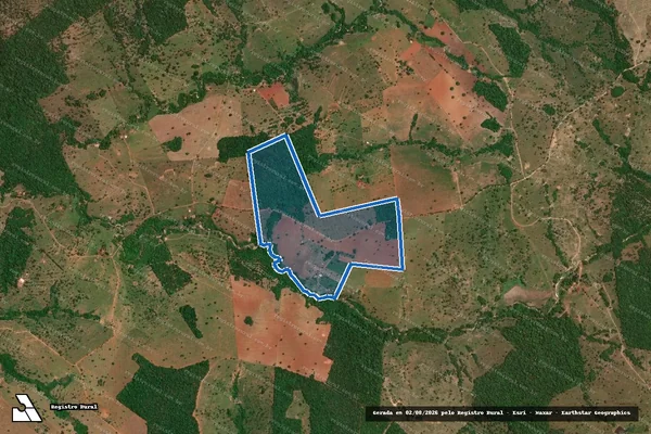 Imagem de satélite de FAZENDA CONTENDAS / Parcela 1 em Morrinhos - GO